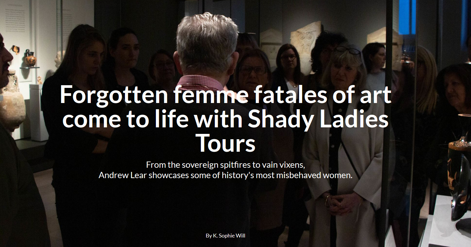 Image: Forgotten femme fatales of art come to life with Shady Ladies Tours