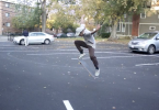 Skateboarding in Boston