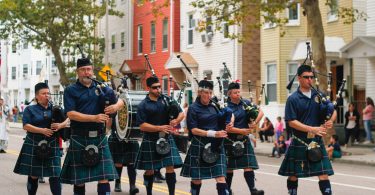 On Sunday, Oct. 7, the Columbus Day Parade took over the streets of East Boston. Photo by Flaviana Sandoval / BU News Service