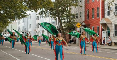 On Sunday, Oct. 7, the Columbus Day Parade took over the streets of East Boston. Photo by Flaviana Sandoval / BU News Service