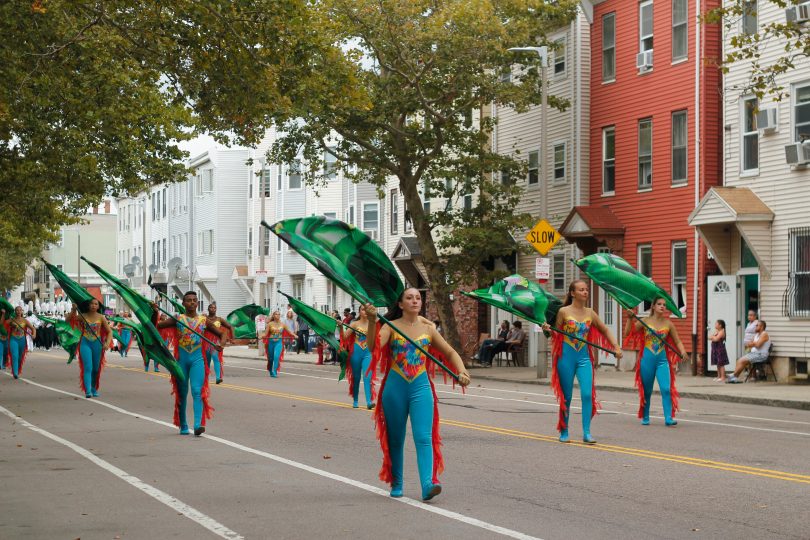 On Sunday, Oct. 7, the Columbus Day Parade took over the streets of East Boston. Photo by Flaviana Sandoval / BU News Service