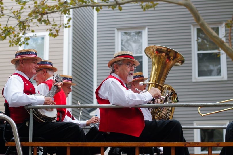 On Sunday, Oct. 7, the Columbus Day Parade took over the streets of East Boston. Photo by Flaviana Sandoval / BU News Service