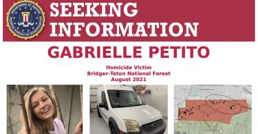 FBI Poster for Gabrielle Petito's Case